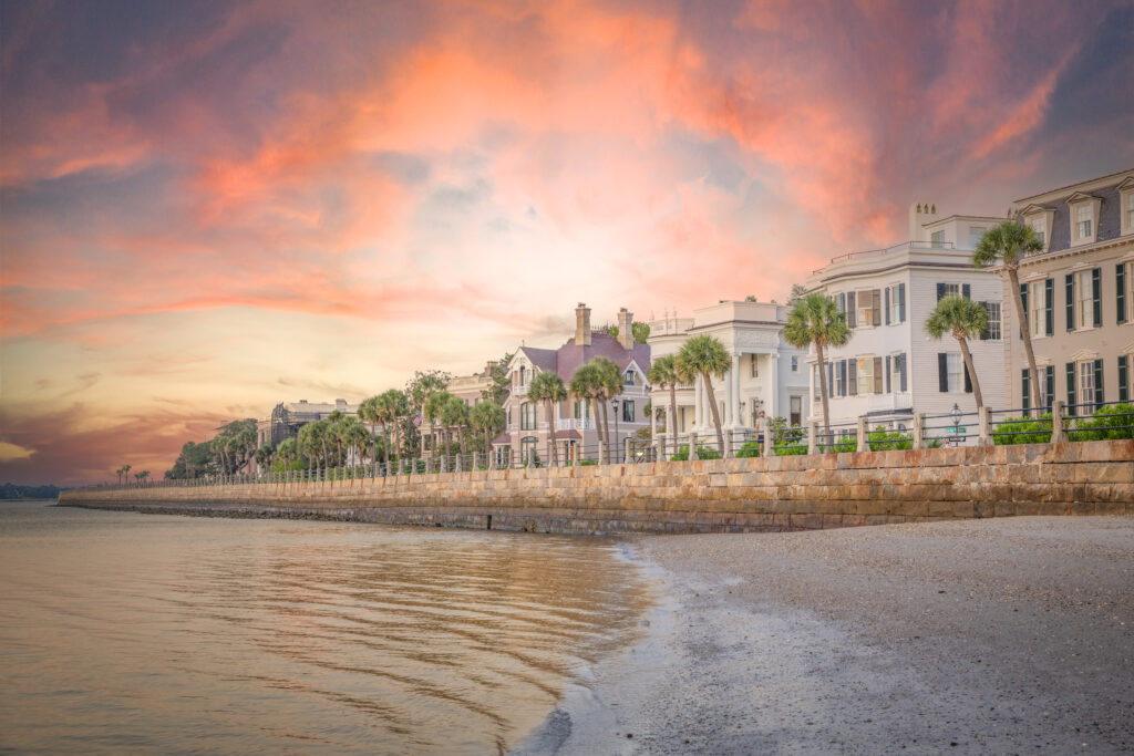 Historic street scene in Charleston, South Carolina